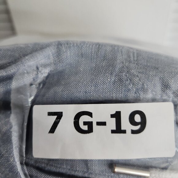 Athleta Cabo Linen Jogger Size 8 Pants Elastic Waist Drawstring Zip Pockets - Picture 13 of 13